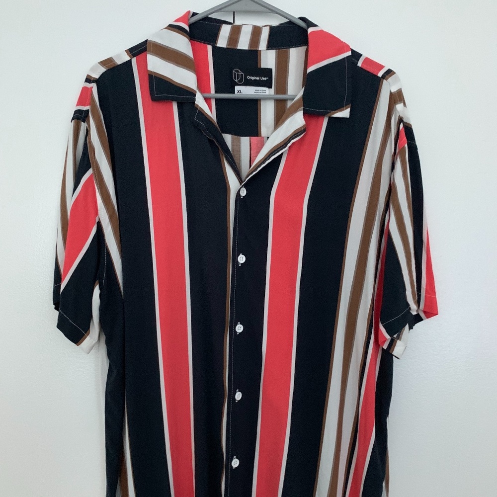 Striped Button Up